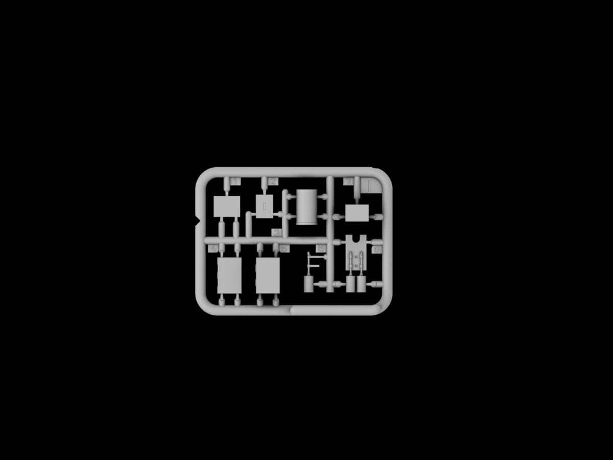 IBG - 35080 - Pz.Kpfw. II Ausf. B with Betr.st.Anh - sprue