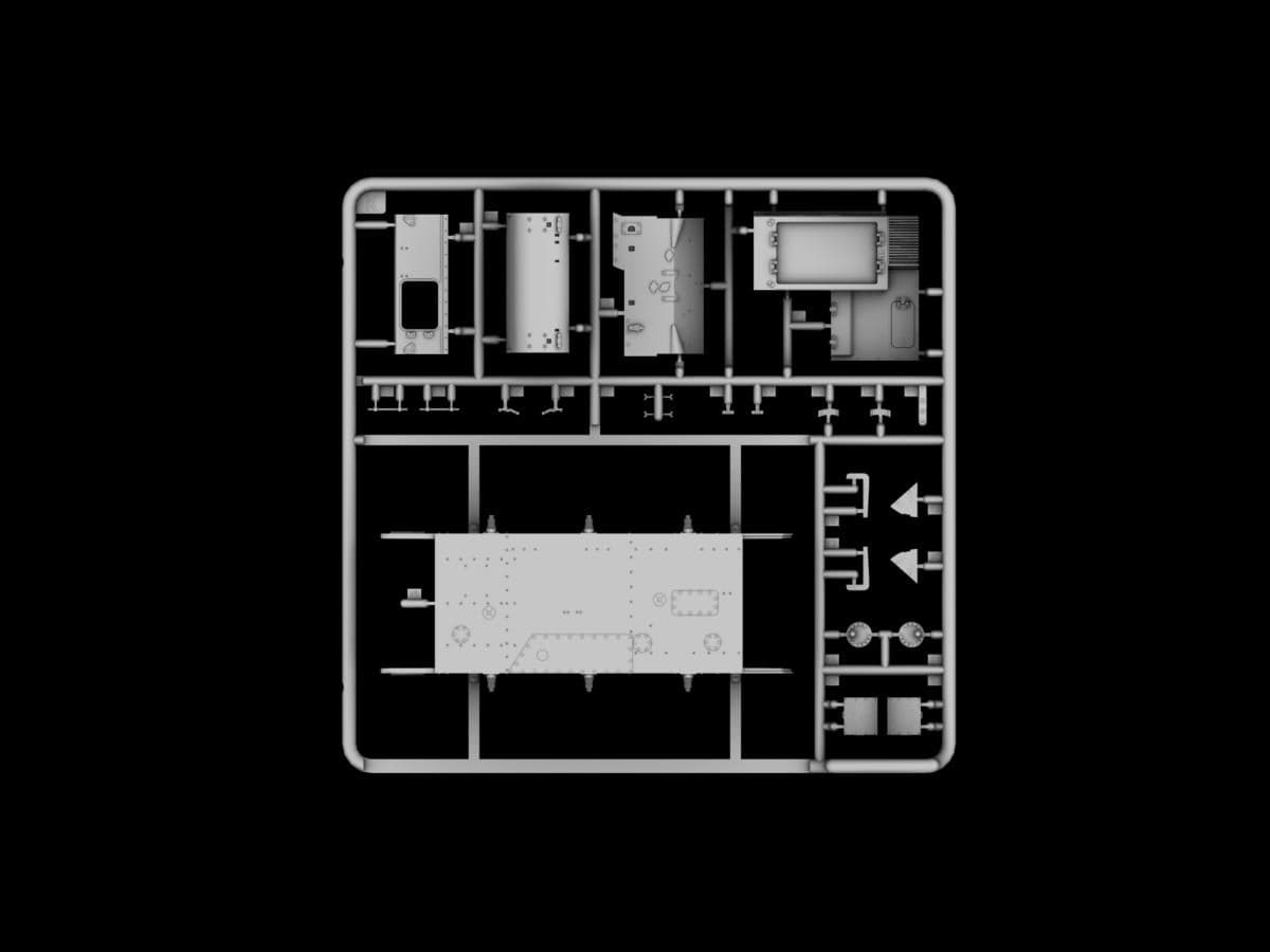 IBG - 35080 - Pz.Kpfw. II Ausf. B with Betr.st.Anh - sprue