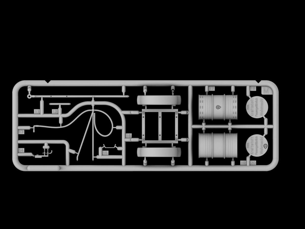 208 - IBG - 35080 - Pz.Kpfw. II Ausf. B with Betr.st.Anh - sprue