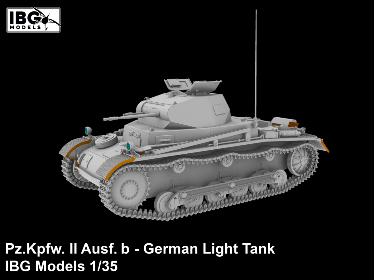 IBG - 35079 - Pz.Kpfw. II Ausf. B - digital model
