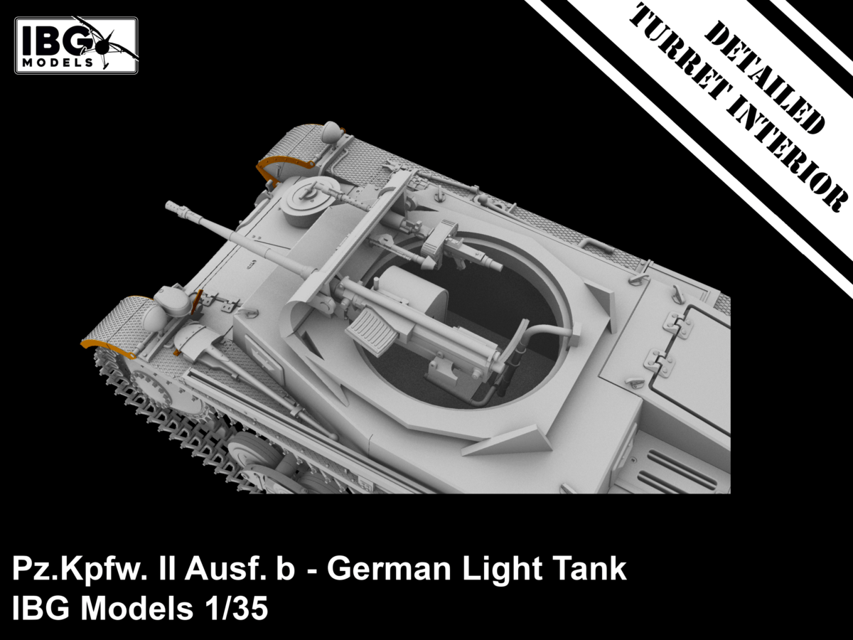 IBG - 35079 - Pz.Kpfw. II Ausf. B - digital model