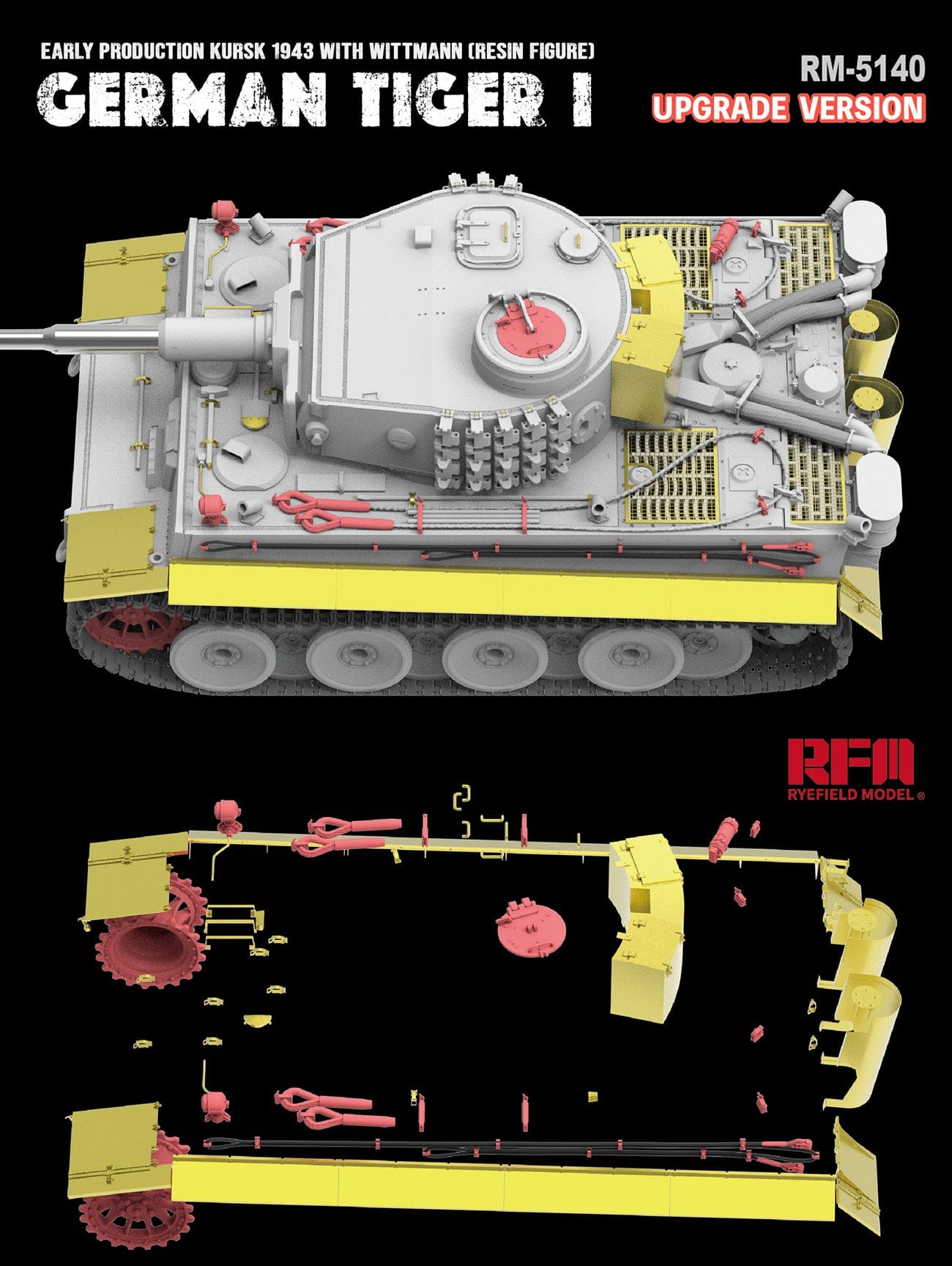 502 - Rye Field Model - 5140 - Pz.Kpfw. VI Ausf. E Wittmann Tiger I (early) [upgrade kit] - digital model