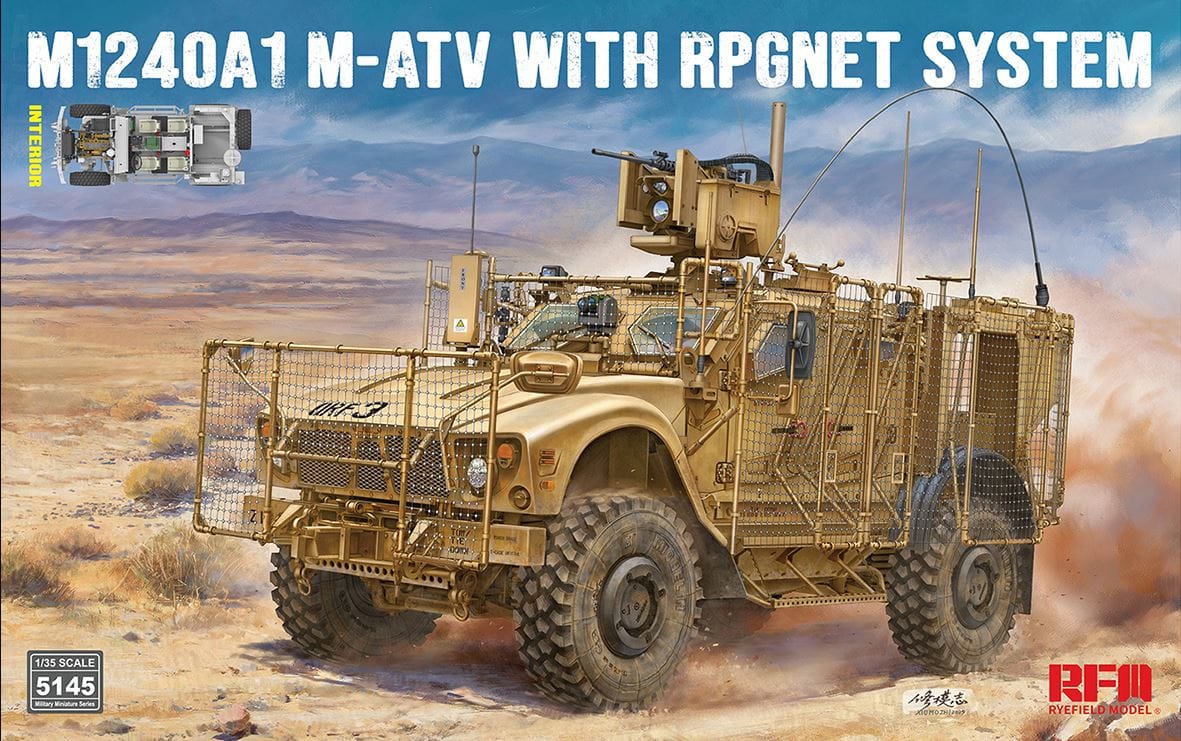 010 - Rye Field Model - 5145 - Oshkosh M1240A1 M-ATV with RPGNET - primary image