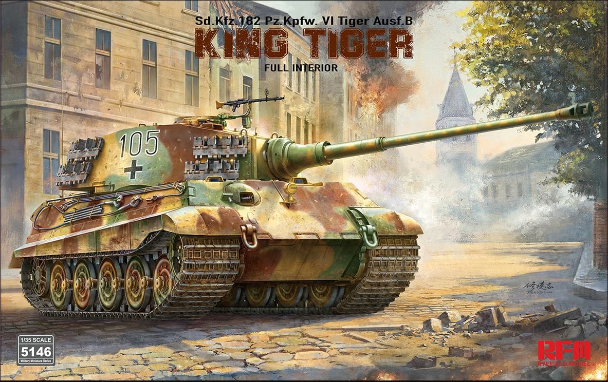 010 - Rye Field Model - 5146 - Henschel Pz.Kpfw. VI Tiger II Ausf. B Königstiger [interior kit] - primary image