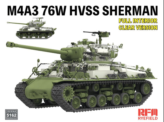 010 - Rye Field Model - 5162 - M4A3(76)W HVSS [interior kit] [clear kit] - primary image