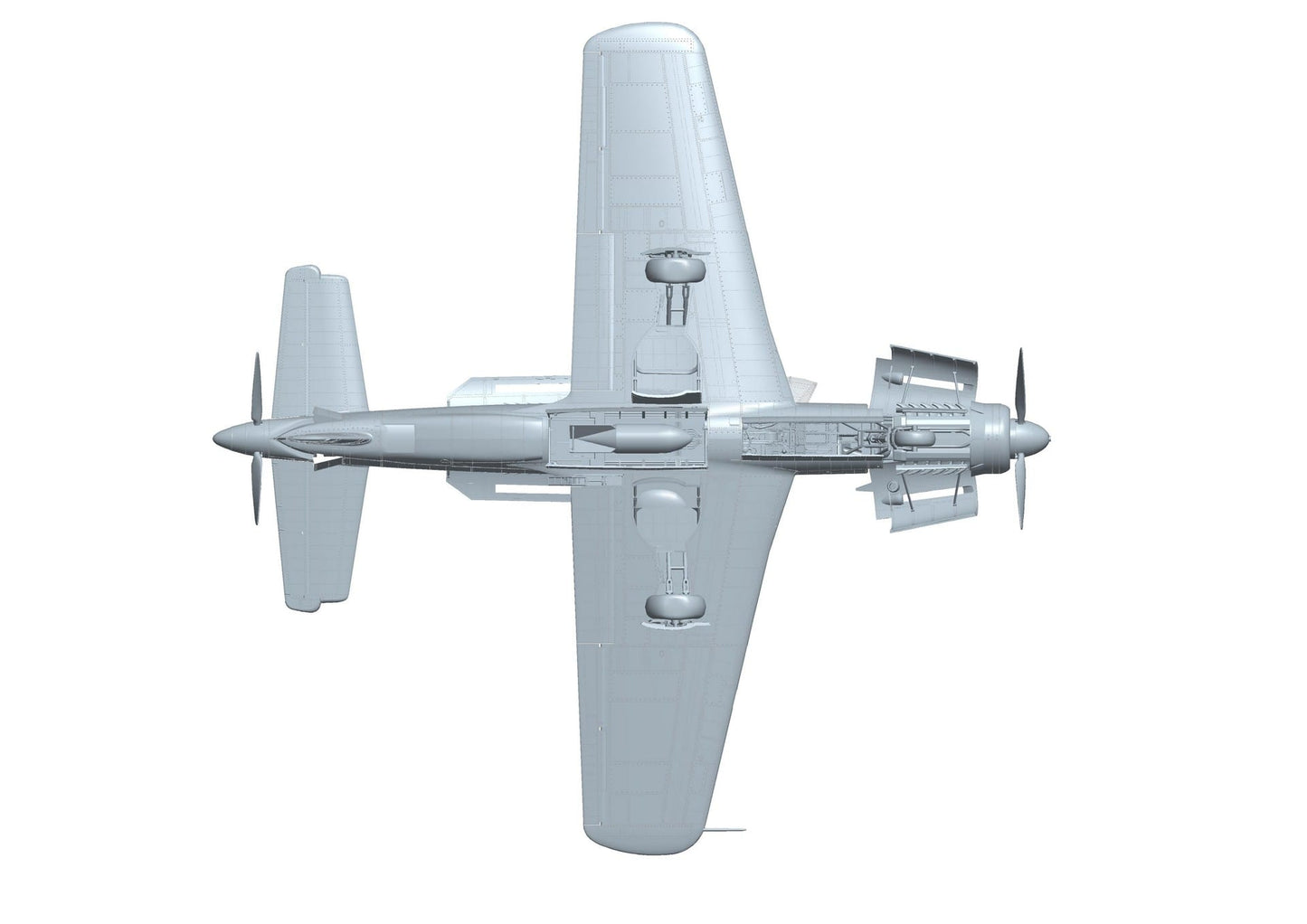 500 - HK Models - 01E008 - Dornier Do 335 A Pfeil - digital model