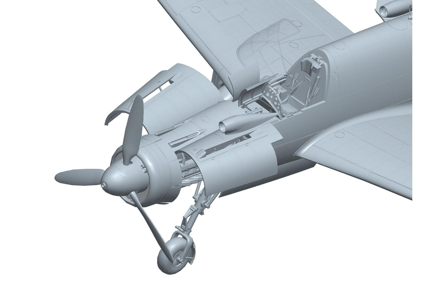 502 - HK Models - 01E008 - Dornier Do 335 A Pfeil - digital model