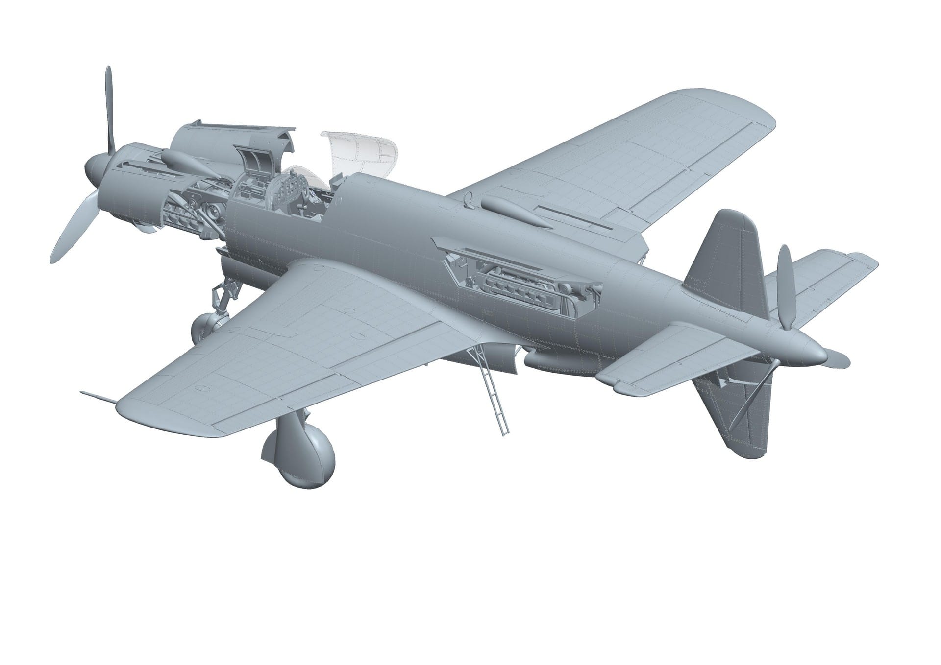 HK Models - 01E008 - Dornier Do 335 A Pfeil - digital model