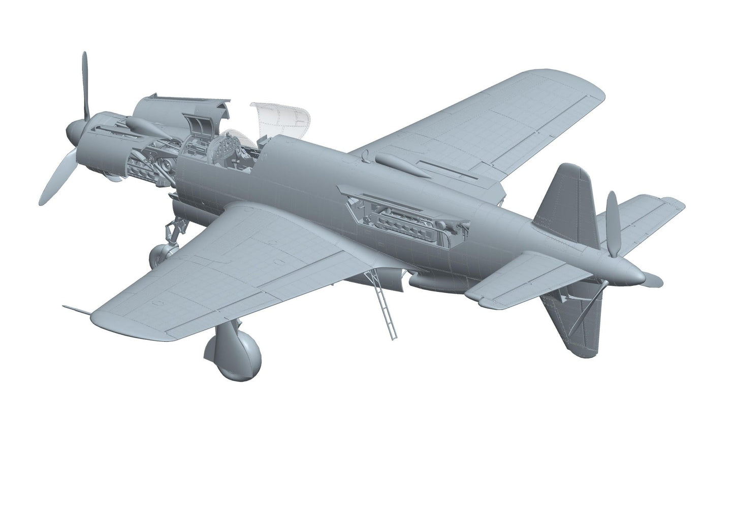 504 - HK Models - 01E008 - Dornier Do 335 A Pfeil - digital model