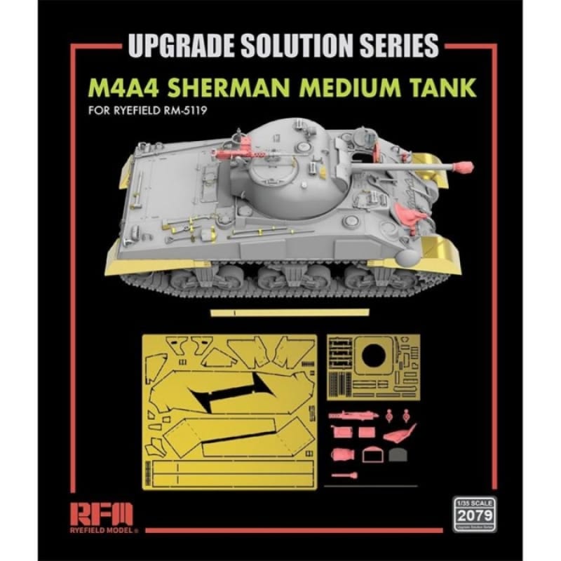 Rye Field Model - 2079 - M4A4 Sherman [upgrade kit] - photo-etched parts