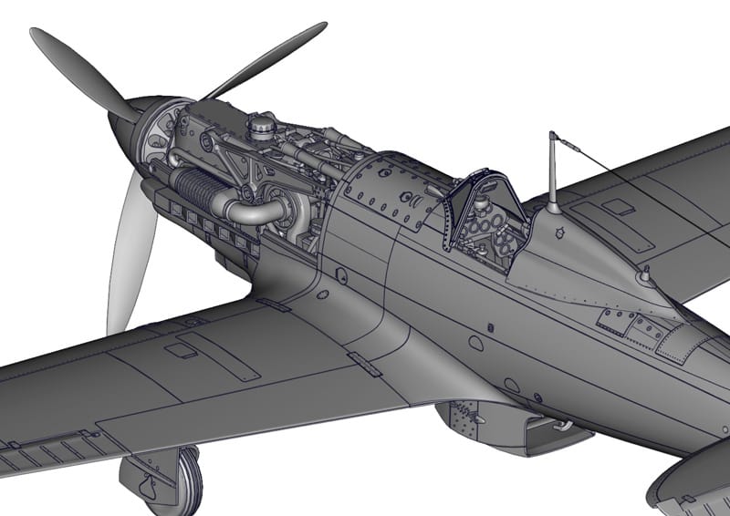 Italeri - 2518 - Macchi C.202 Folgore - digital model
