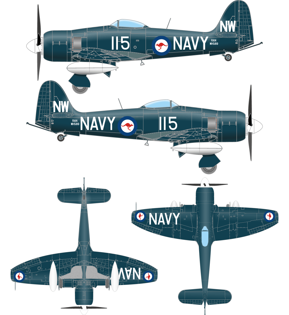 405 - DBMK - 32002 - Hawker Sea Fury FB.11 - decals