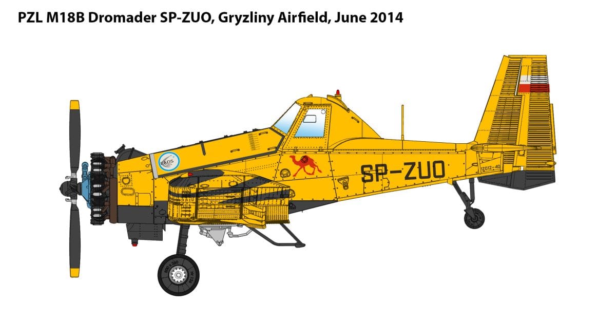 IBG - 48001 - PZL M18B Dromader - paint schemes