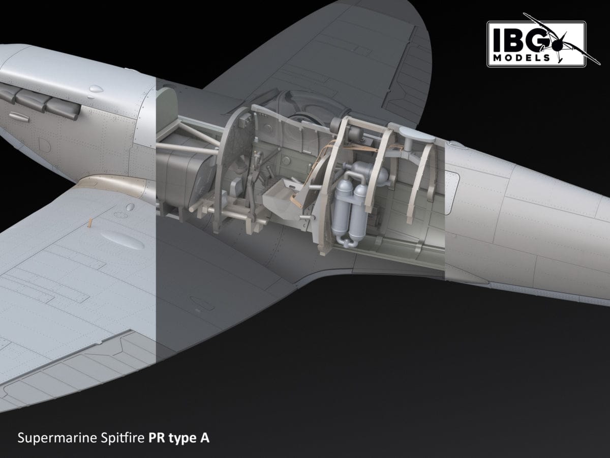504 - IBG - 72582 - Supermarine Spitfire Mk I PR A/B/E - digital model