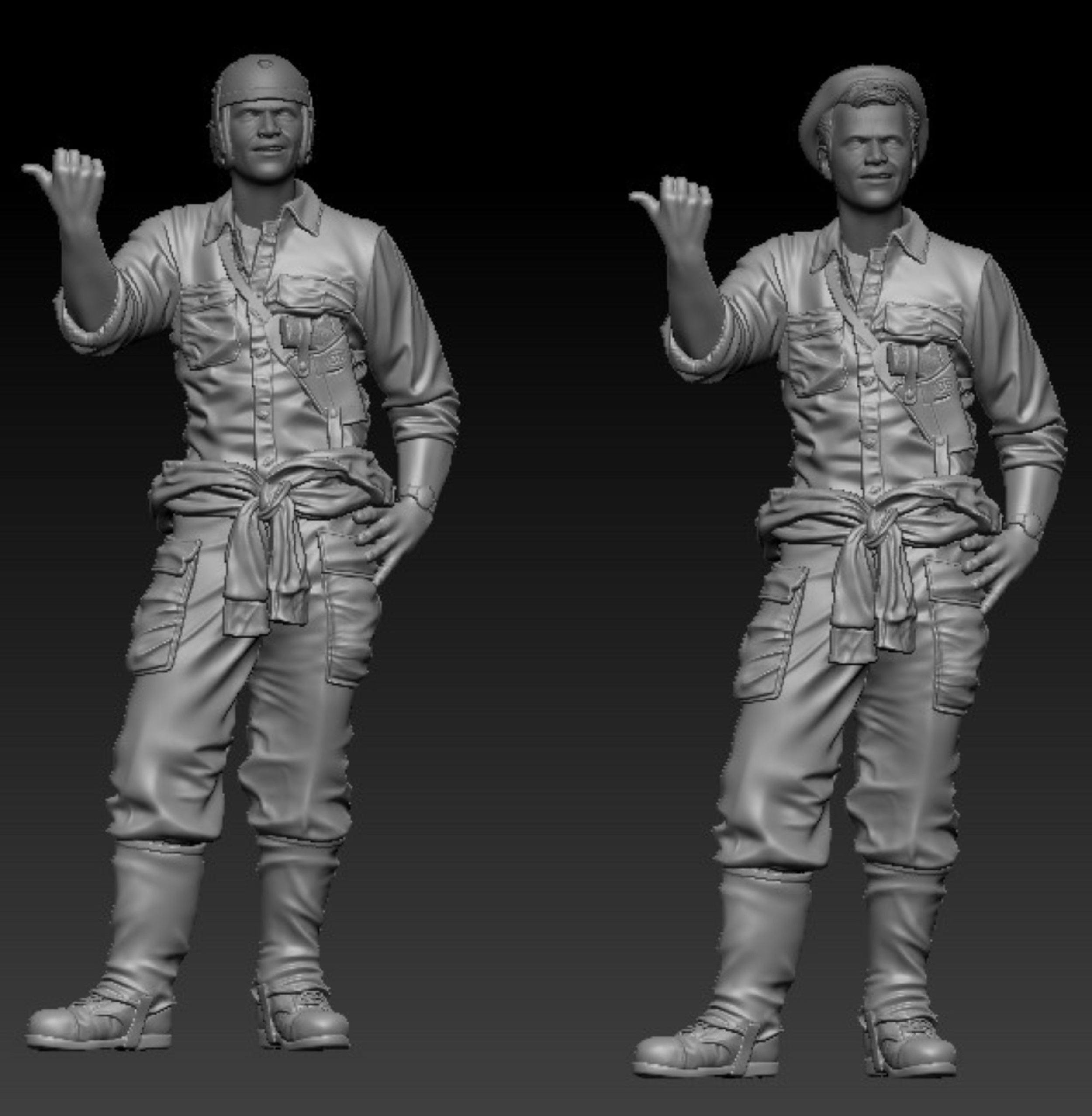 Thunder Model - TMF35009 - United States M1A1 Crew - decals