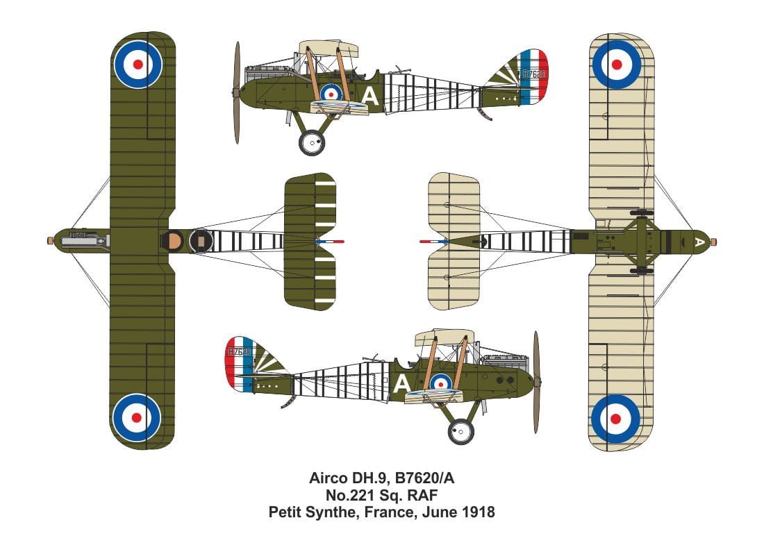 Valom - 14455 - Airco DH.9 vs Albatros C.VIII [quadruple set] - paint schemes
