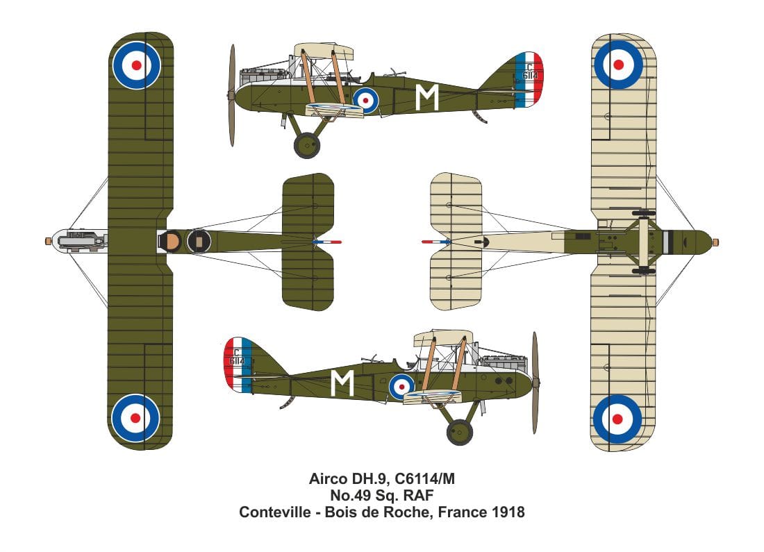 301 - Valom - 14455 - Airco DH.9 vs Albatros C.VIII [quadruple set] - paint schemes
