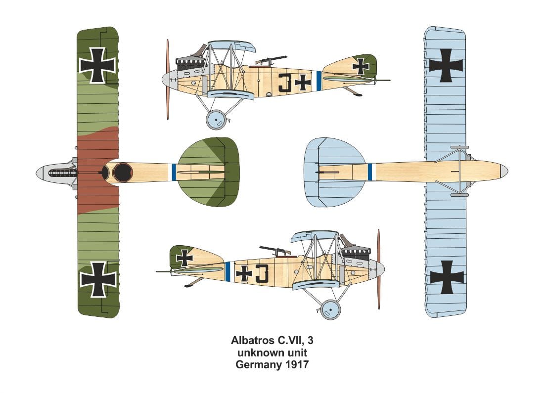 Valom - 14455 - Airco DH.9 vs Albatros C.VIII [quadruple set] - paint schemes