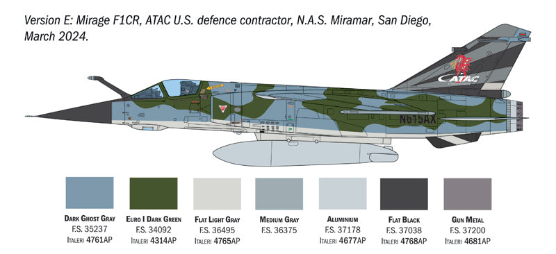 Dassault Mirage F1 C/CR - paint schemes