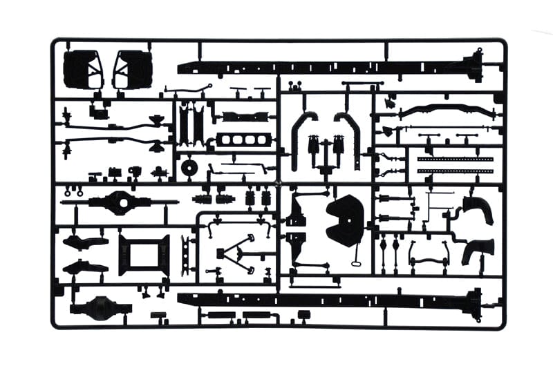 205 - Italeri - 3970 - Volvo FH16 Medium Roof - sprue