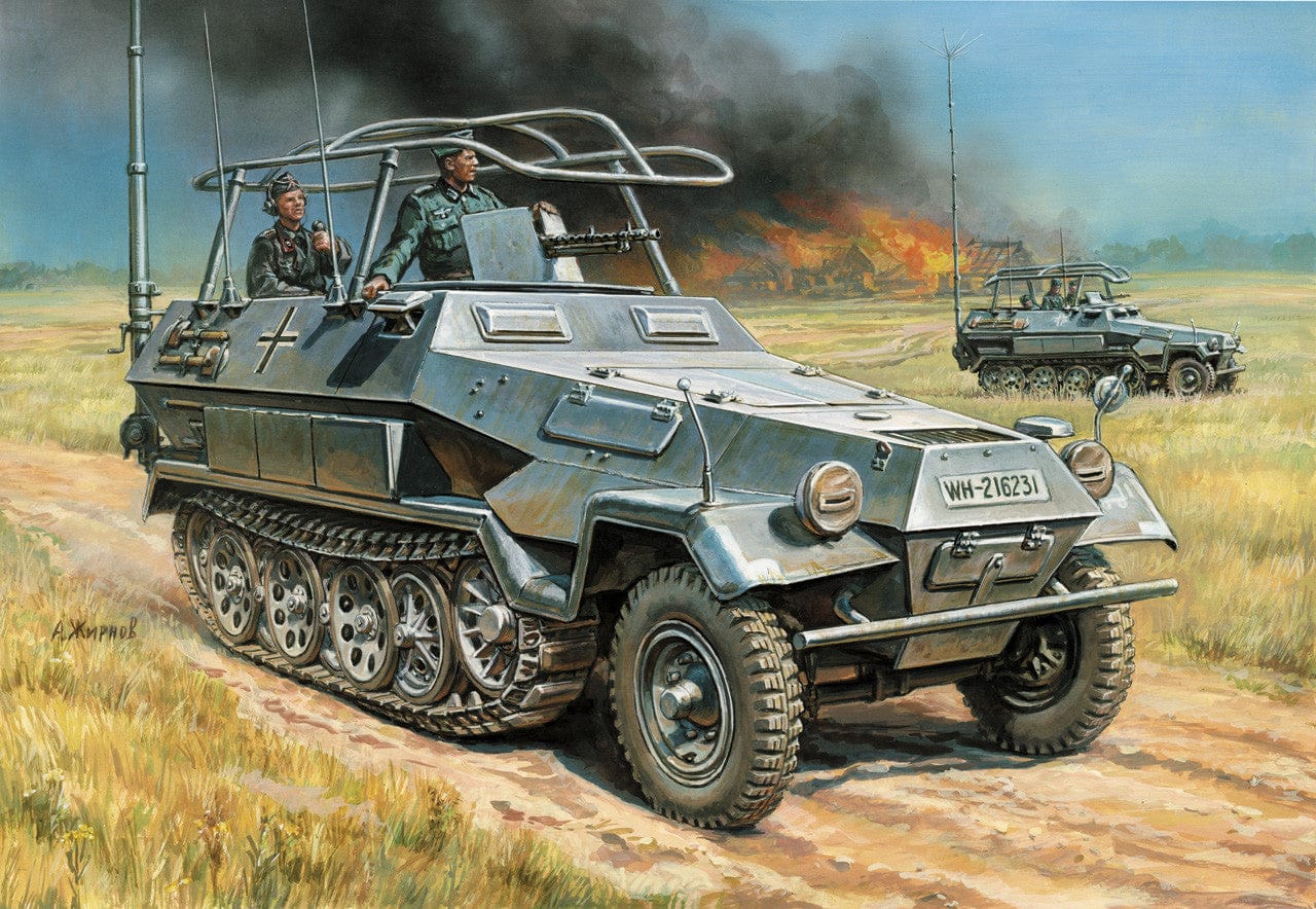 Zvezda - 3604 - Sd.Kfz. 251/3 Ausf. B - box art