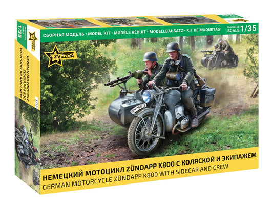 010 - Zvezda - 3717 - Zündapp K800 - primary image