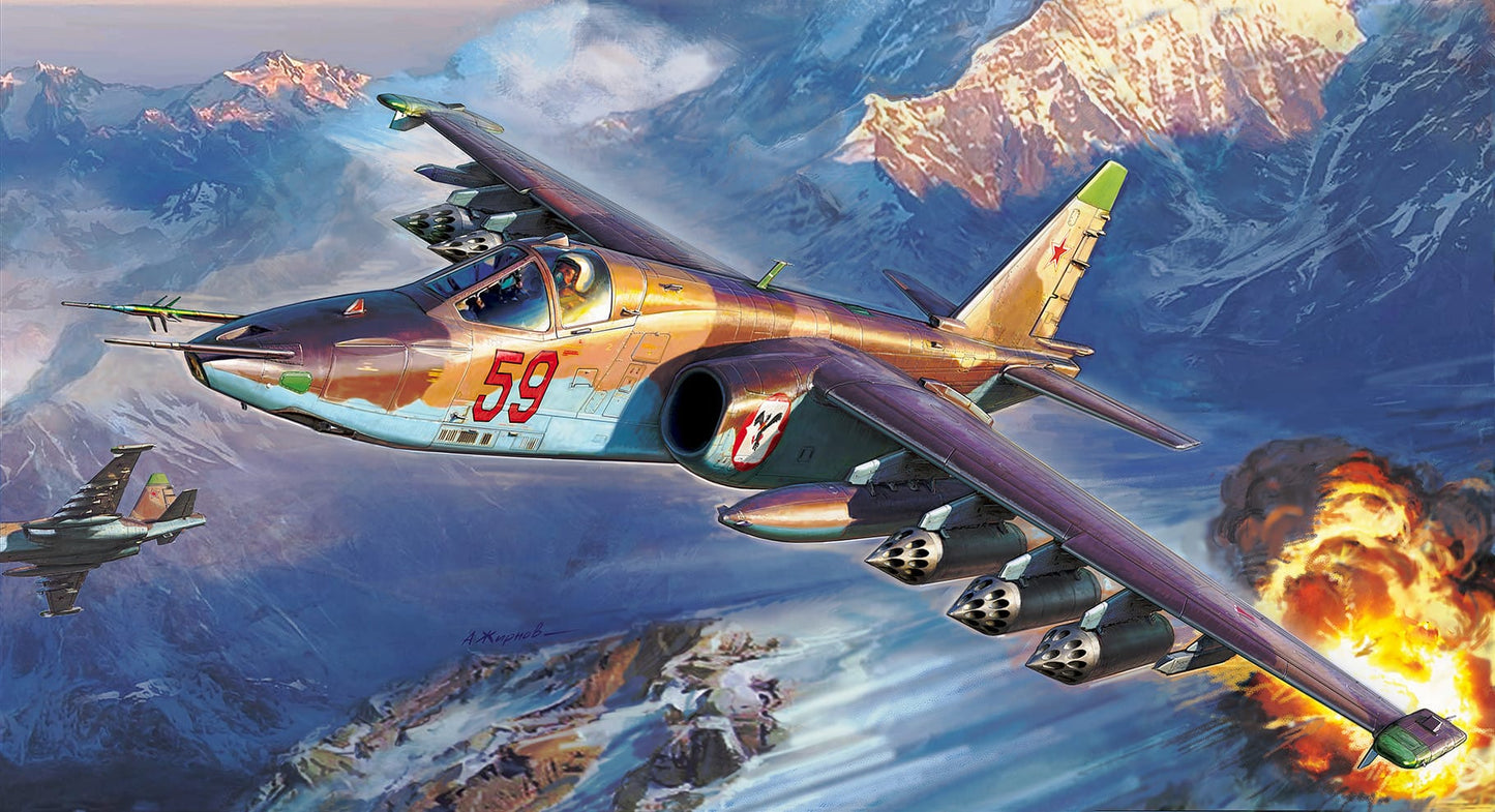150 - Zvezda - 7312 - Sukhoi Su-25 Frogfoot - box art