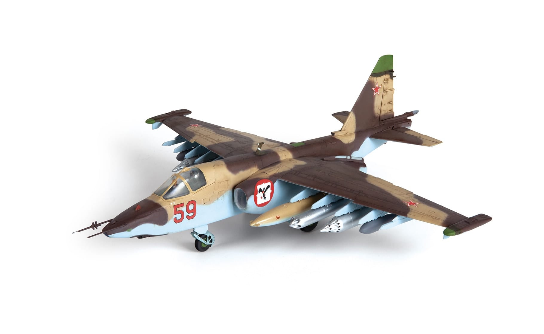 Zvezda - 7312 - Sukhoi Su-25 Frogfoot - painted model