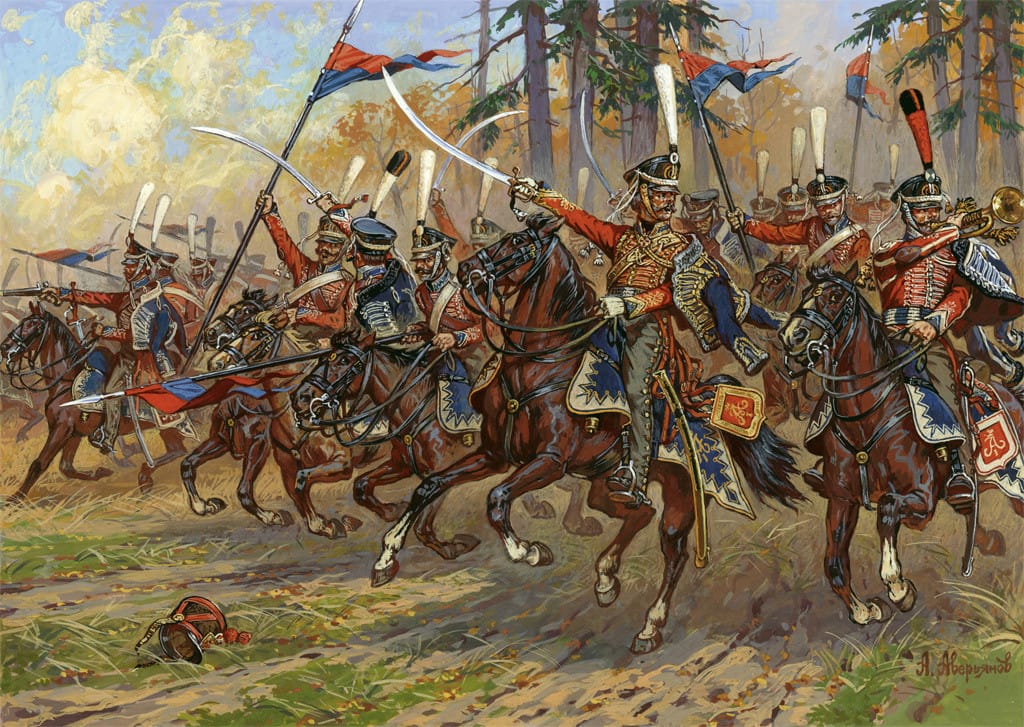 150 - Zvezda - 8055 - Russian Hussars (1812-14) - box art