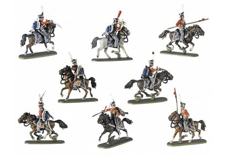 700 - Zvezda - 8055 - Russian Hussars (1812-14) - painted model