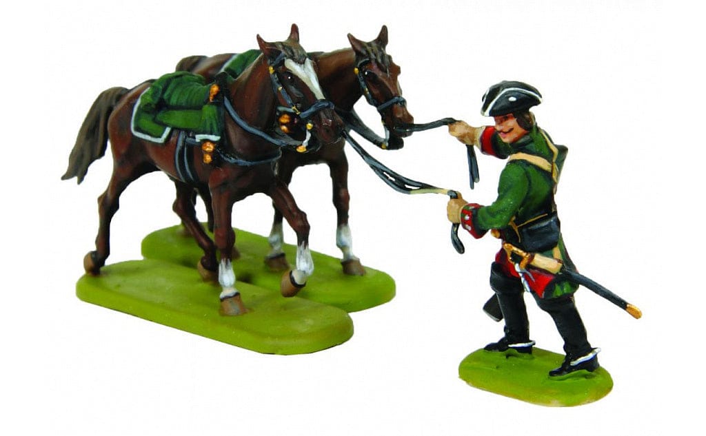 703 - Zvezda - 8072 - Russian Dragoons of Peter the Great (1701-21) - painted model