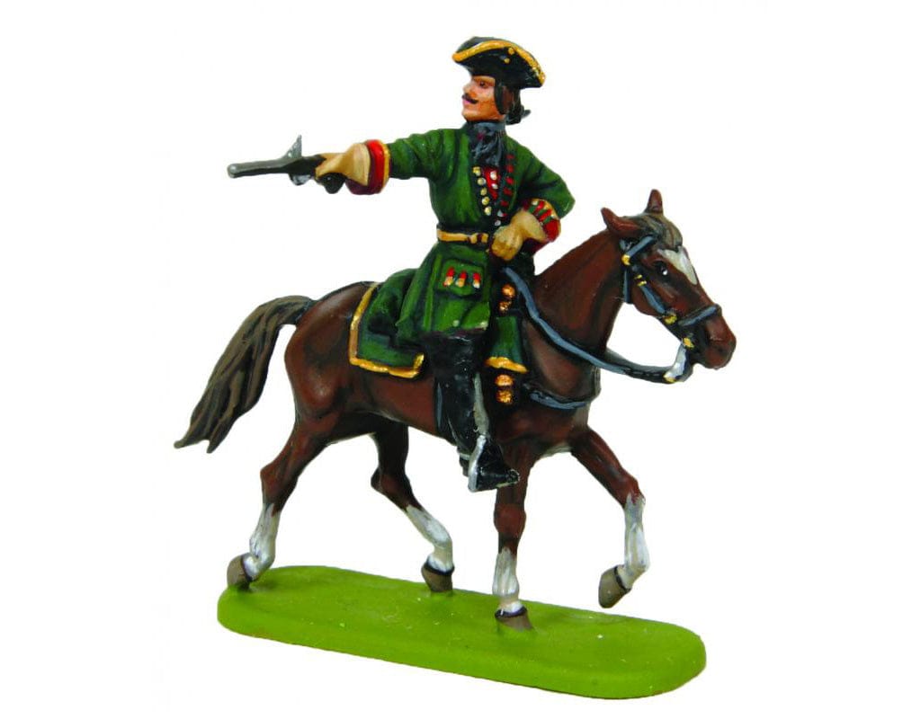 704 - Zvezda - 8072 - Russian Dragoons of Peter the Great (1701-21) - painted model