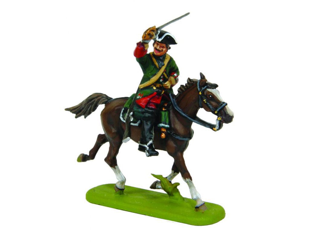 705 - Zvezda - 8072 - Russian Dragoons of Peter the Great (1701-21) - painted model