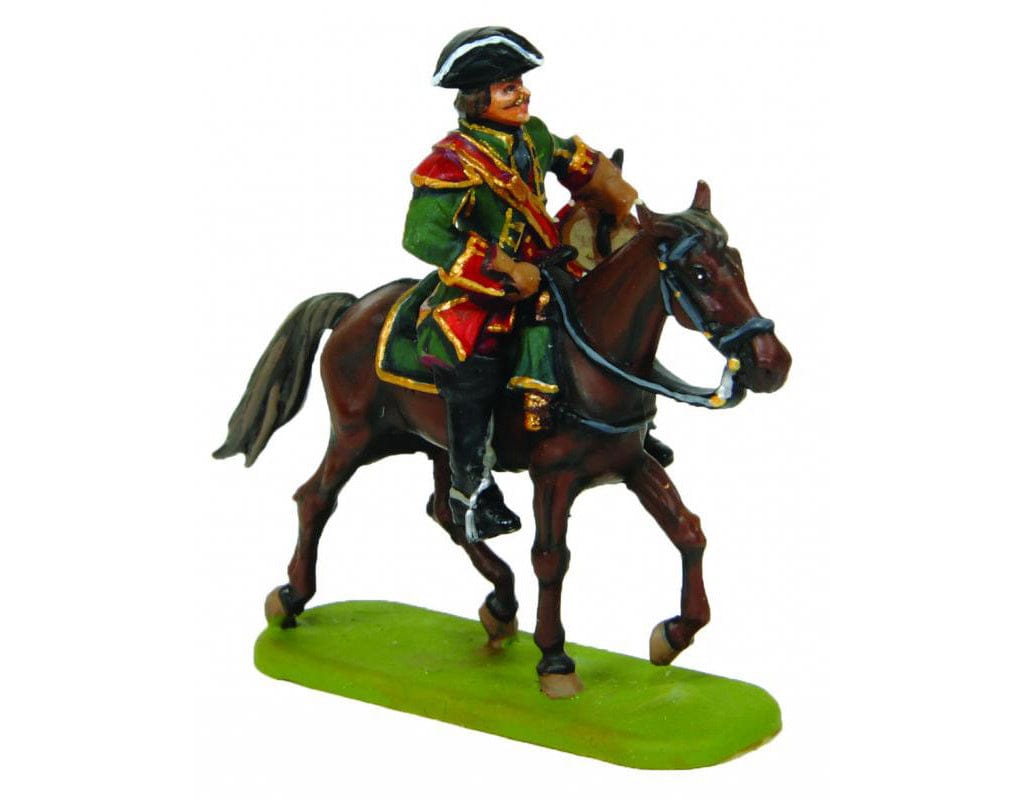 Zvezda - 8072 - Russian Dragoons of Peter the Great (1701-21) - painted model