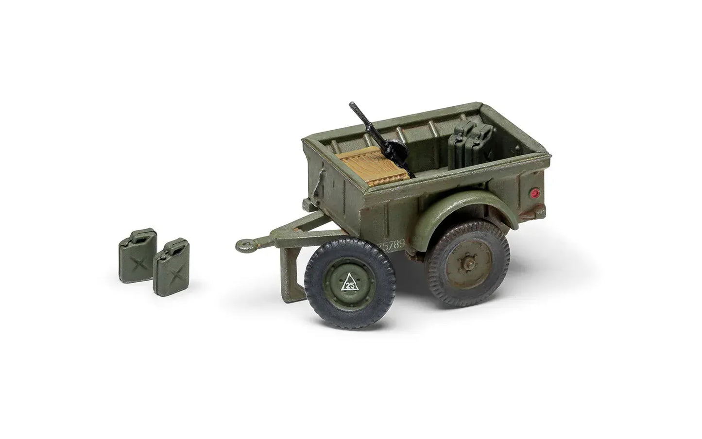704 - Airfix - A02339 - Willys MB ¼-ton 4x4 Jeep and Trailer - painted model