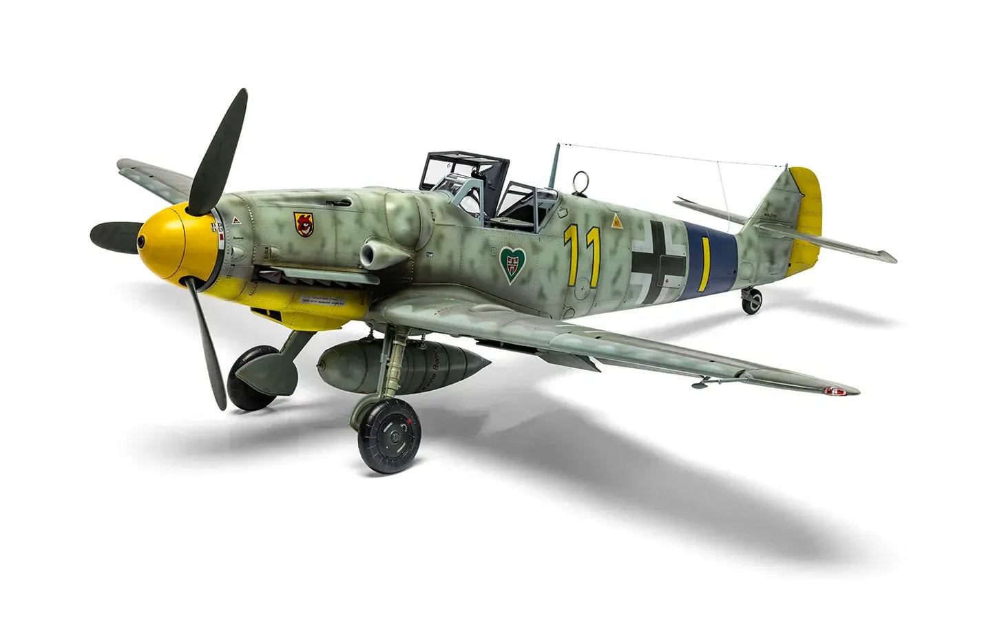 709 - Airfix - A17003 - Messerschmitt Bf 109 G-5 / G-6 - painted model