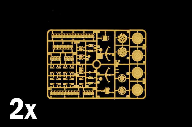 Italeri - 96531 - Jagdpanzer 38 (t) Hetzer - sprue