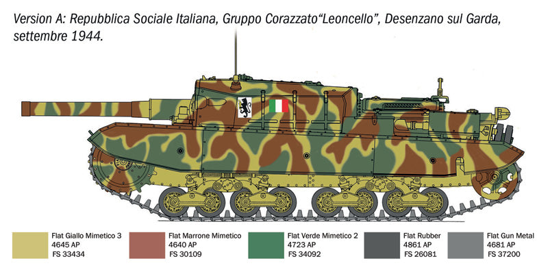 Semovente M43 da 105/25 ’Bassotto’ - paint schemes