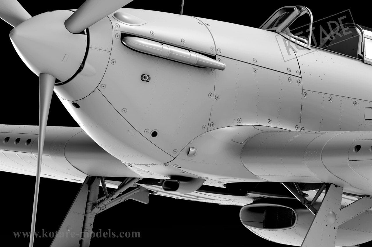 Kotare - 32015 - Hawker Hurricane Mk I (early) - digital model