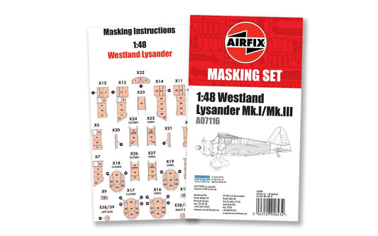 010 - Airfix - A65008 - Westland Lysander Mk I/III Masking Set - primary image