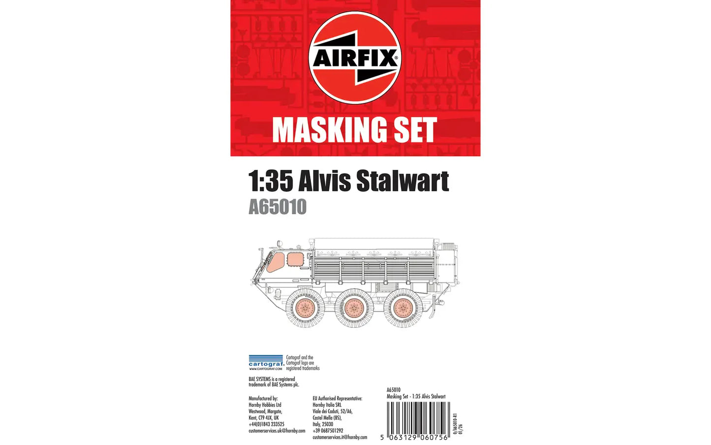 010 - Airfix - A65010 - FV622 Alvis Stalwart Masking Set - primary image