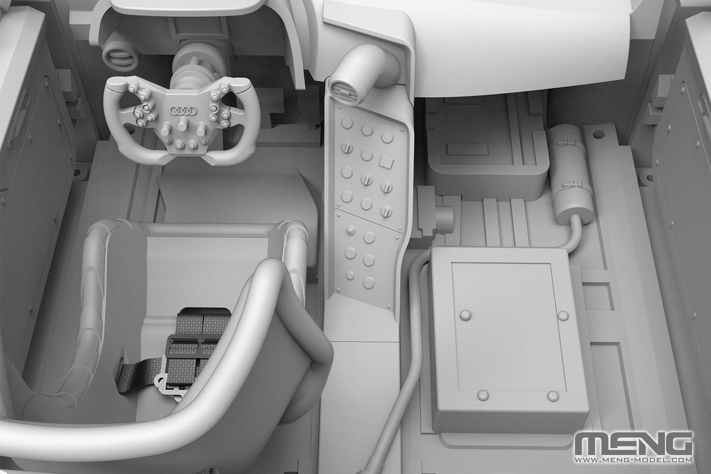 506 - digital model - The cockpit interiors are precisely reproduced.