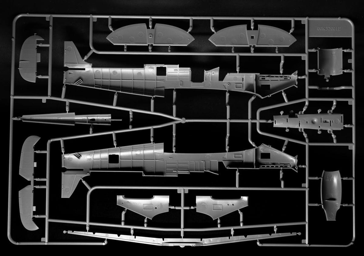 204 - Kotare - 32006 - Supermarine Spitfire Mk Vb (early) - sprue