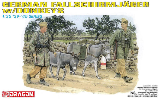 German Fallschirmjäger with Donkeys