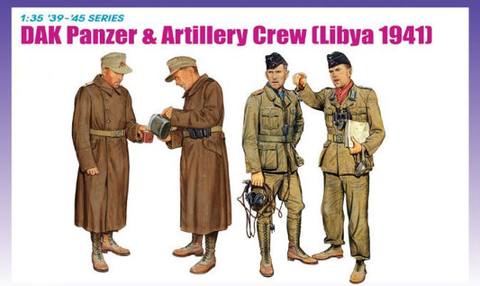 German DAK Panzer and Artillery Crew