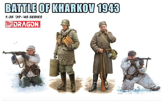 German and Soviet Infantry (Battle of Kharkov 1943)