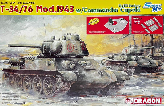 T-34-76 obr. 1943 Factory No. 183 with Cupola