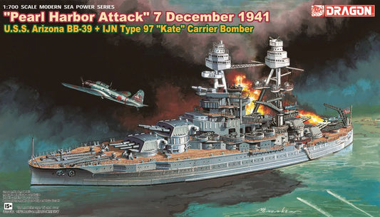 010 - USS Arizona (BB-39) and Nakajima B5N2 Kate - primary image