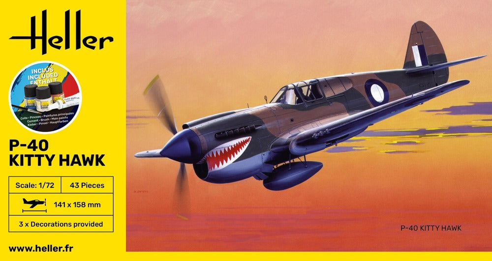 Curtiss Kittyhawk Mk I / P-4E Warhawk [coffret de démarrage]