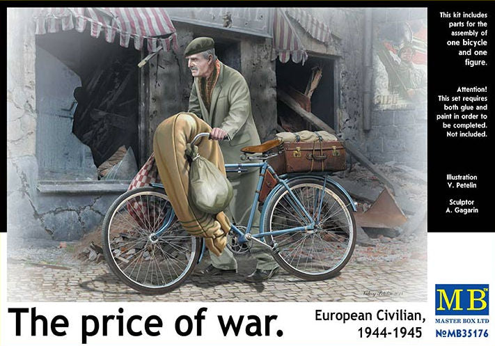 European Civilian on Bicycle (1944-45)